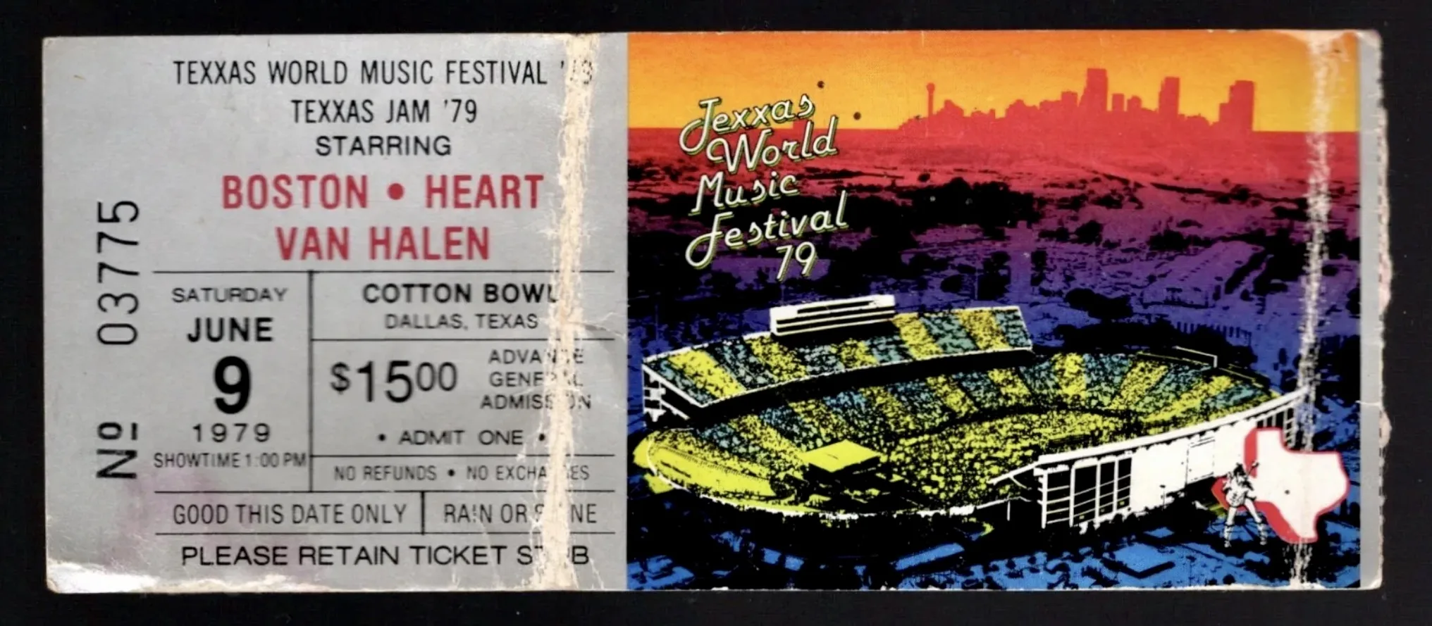 Ticket · Jun 9, 1979