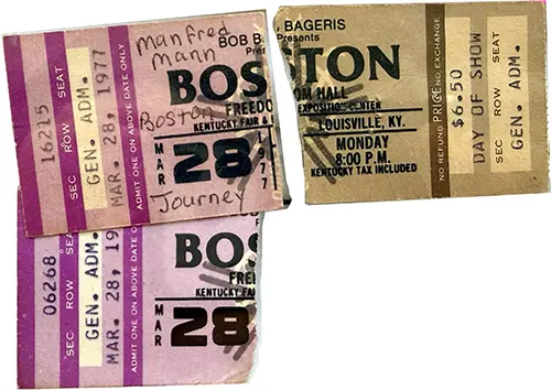 Ticket · Mar 28, 1977