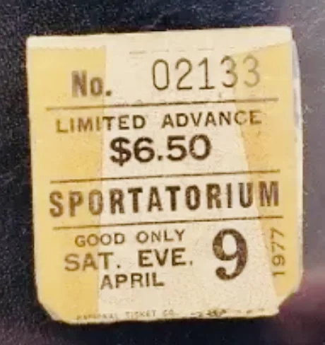 Ticket · Apr 9, 1977
