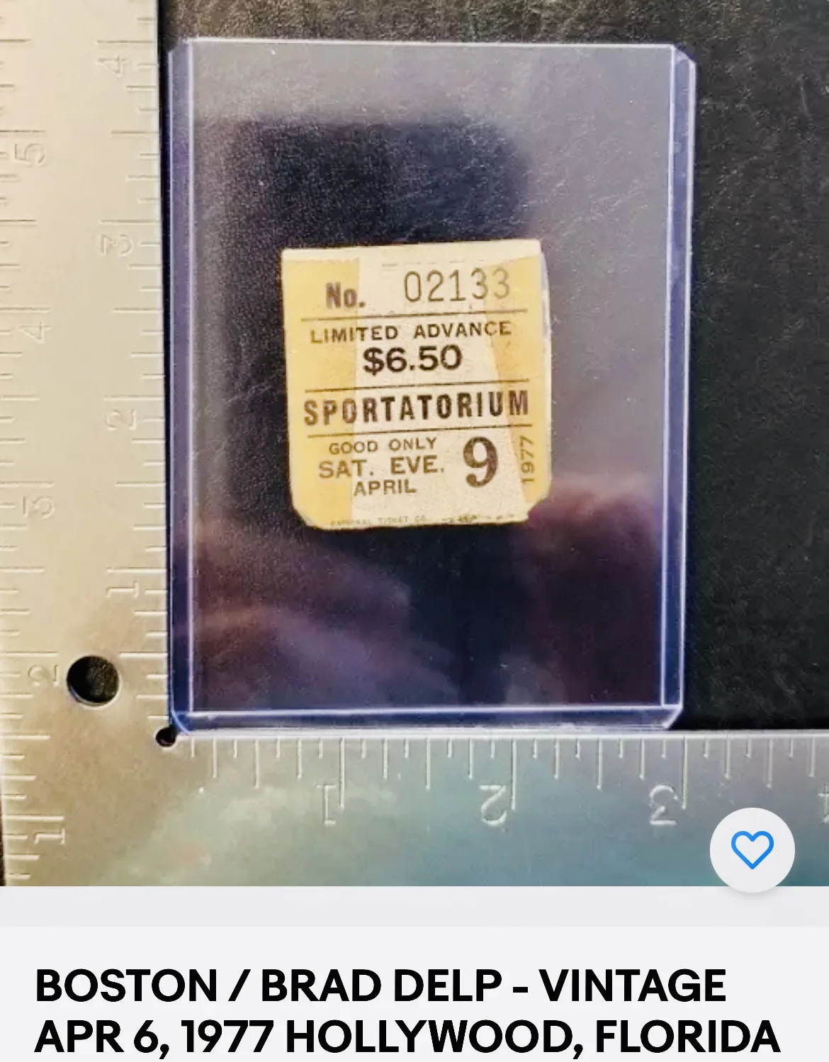 Ticket · Apr 9, 1977