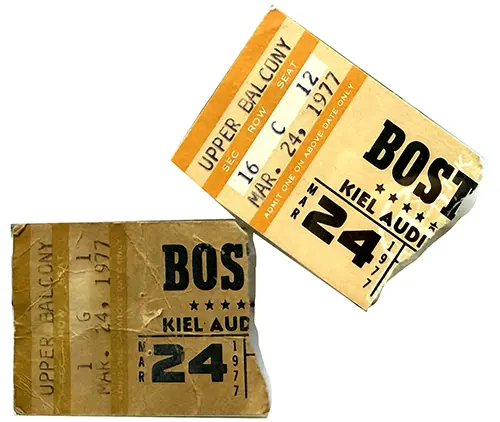 Ticket · Mar 24, 1977