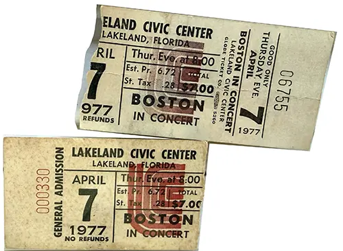 Ticket · Apr 7, 1977