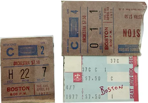 Ticket · Apr 19, 1977