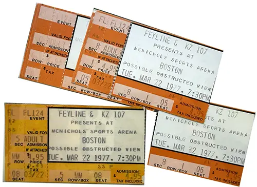 Ticket · Mar 22, 1977