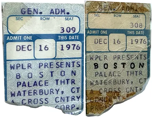 Ticket · Dec 16, 1976