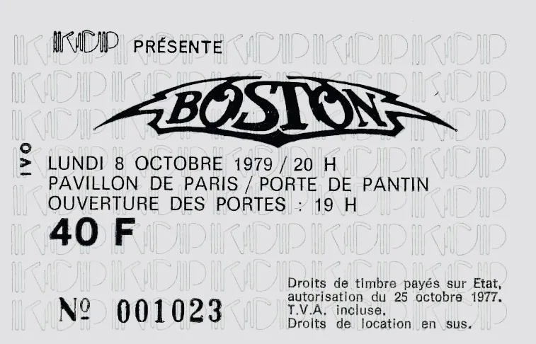 Ticket · Oct 8, 1979