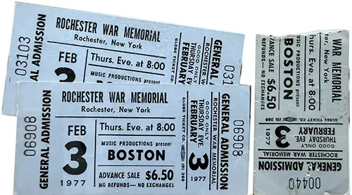 Ticket · Feb 3, 1977
