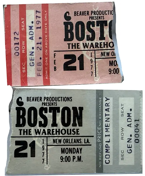 Ticket · Feb 21, 1977