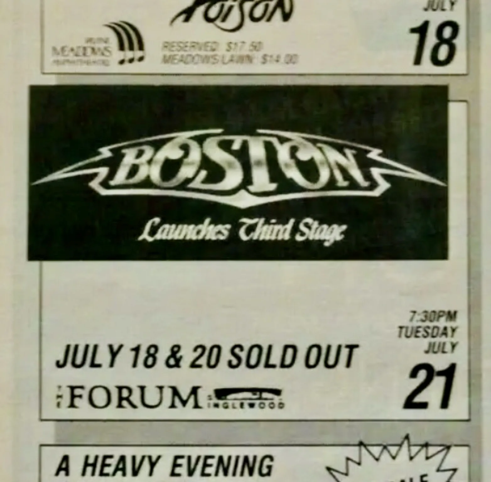 Ticket · Jul 18, 1987