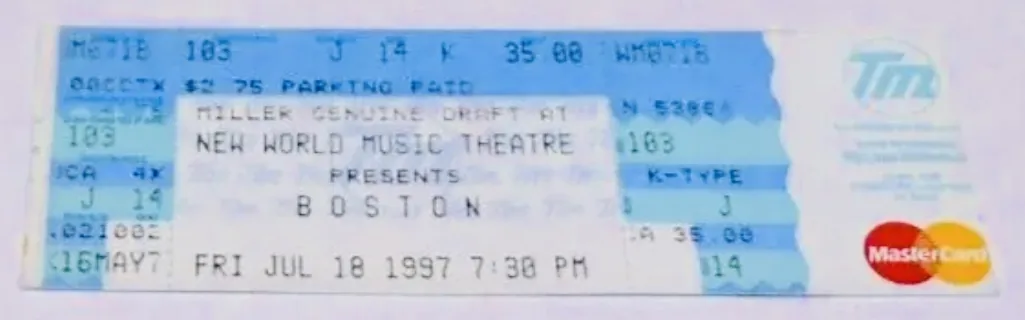Ticket · Jul 18, 1997