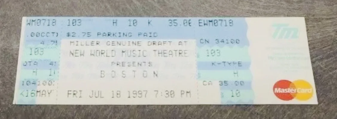 Ticket · Jul 18, 1997