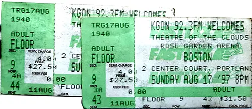 Ticket · Aug 17, 1997
